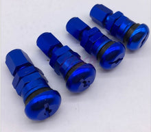 Load image into Gallery viewer, Ray&#39;S  Aluminum Valve Stem Assy (Blue, Set Of 4 )
